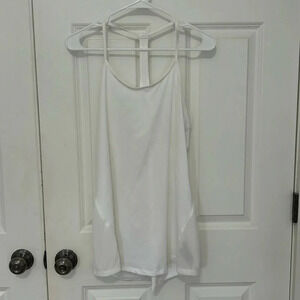 Champion women’s white razorback tank top size XL